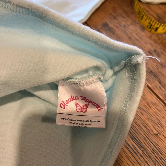💚 HOAKA APPAREL Cropped Sweatshirt – Mint Green (Size S) - Picture 5 of 10